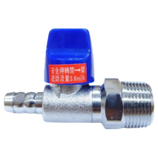 新多多小舖 超流量瓦斯開關 安全押轉閉開 遮斷流量3.6m/h, 1個