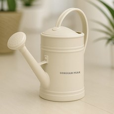 공감피크 빈티지 화분 물조리개 2L, 1개, 베이지