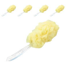 KEYTOSS 詰朵斯 專利泡泡 沐浴刷 短, 可重複使用, 款式隨機, 1入, 5個