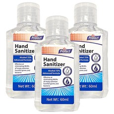 Protect 醫護美乾洗手 維他命E乾洗手凝露, 3個, 60ml