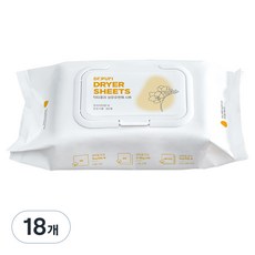 Dr.Puri 烘衣機用衣物柔軟香氛紙 小蒼蘭香氣 正裝, 80入, 18個