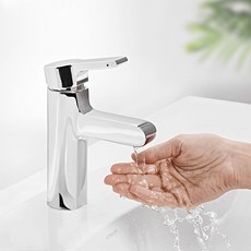 KOHLER Singulier 鍍鉻檯面式單孔臉盆水龍頭 10860T-4-CP, 1個