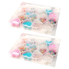 투영디자인 슬라임 토핑 파츠 16종 세트, 2세트, 랜덤 발송