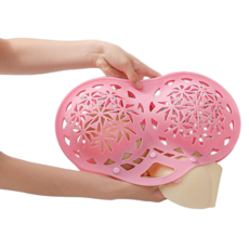 Mongrico防變形矽膠胸罩洗衣網, 1個, 粉紅色