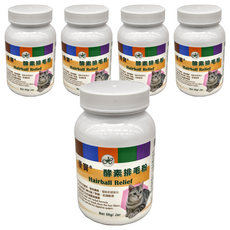 優寶 酵素排毛粉, 天然酵素 膳食纖維, 幫助貓咪排毛, 50g, 排毛, 5瓶