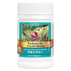 OTTO 建興水族 究極赤白 II 水晶蝦飼料, 35g, 1罐