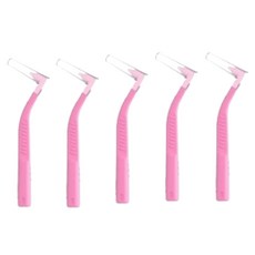 Yigate 醫潔 Lemeis L型牙刷 牙間刷 粉紅色, 5入, 1個