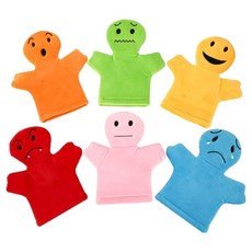 情緒表達手偶組 2028, 6種, 1套