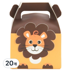 生活微笑 禮物用手提動物紙盒, 20個, 獅子