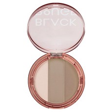 BLACK ROUGE 三色修容打亮盤, 自然陰影, 容易暈染, U02 Vintage Mood, 1個