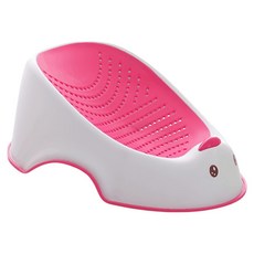 babyhood 艾兒 輔洗座, 初生兒沐浴座二合一, 洗屁屁利器, 玫紅, 1個