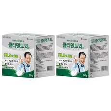 클리덴트 퀵 정 틀니세정제, 60개입, 2개