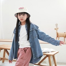 jkids 女童Ian丹寧襯衫外套 J7572