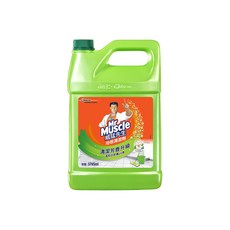 Mr Muscle 威猛先生 地板清潔劑 清新早晨 去污 快乾 光亮, 3.785L, 1桶