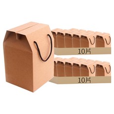 多用途 正方形 提繩盒 4號, 20片, 單色