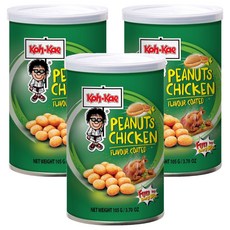 Koh-Kae 大哥 雞汁味花生豆, 105g, 3罐