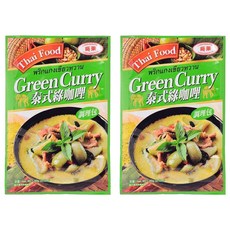 QUA-QUALITY 葵果 綠咖哩調理包, 2包, 60g，道地泰式風味，輕鬆在家享受異國美食