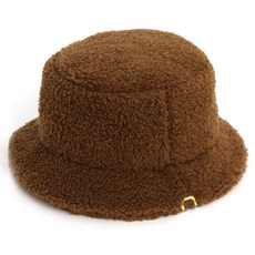 언더컨트롤 BLOCK BUCKET POODLE CAMEL 벙거지