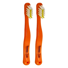 Scodyl 速可淨 幼兒超軟毛護齒牙刷 刷頭長寬約1.3cm x 0.8cm 台灣產, 顏色隨機, 1入, 2支