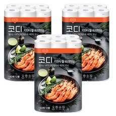 CODI 優質自然紙漿廚房紙巾, 140張, 36捲