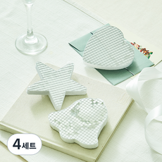 크리스마스 오너먼트볼 미러볼, 실버, ONE SIZE, 4세트