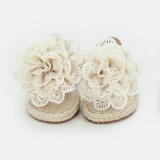 BIZUBIJOU 女童款公主花朵裝飾涼鞋 夏季拖鞋 Chloe