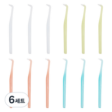 미소덴탈 파스텔 어금니 칫솔 일반형 4종 x 3p 세트, 6세트