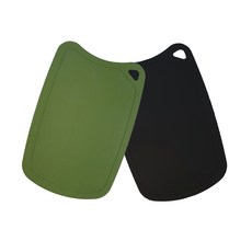 Biomaid TPU材質砧板 2入, 1組, 炭黑1P+橄欖綠1P