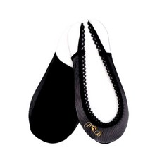 PLAYBOY花邊簍空隱形氣墊襪 耐磨耐穿 輕盈包覆不磨腳 彈性襪口 舒適服貼 排汗性佳 底部採用棉胚布