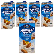 BLUE DIAMOND 藍鑽 Almond Breeze杏仁飲，香草口味，946ml, 6瓶