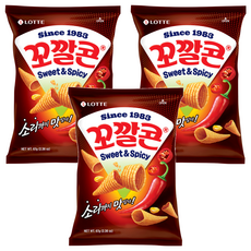 Kokkal Corn 玉米脆角 甜辣味, 67g, 3包