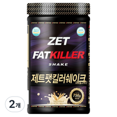 ZETRITION Z.Pat Killer Shake 燕麥穀物代餐減肥奶昔, 750g, 2個