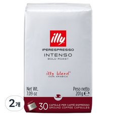 일리 인텐소 볼드 로스트 캡슐커피, 30개입, 2개