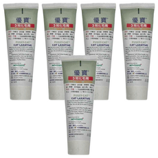 優寶 三效化毛膏，卵磷脂+鱈魚肝油+維生素E, 100g, 5條