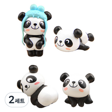 월드크린 개구쟁이 팬더 피규어 A타입, 2세트