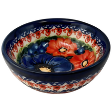 Cerraf 波蘭陶 赤藍芳華系列 醬料小碗 9cm, 1個, 混合顏色