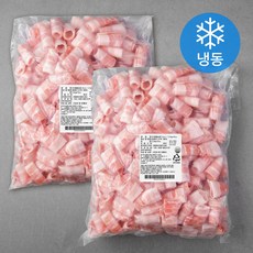 미트코리아 칠레산 대패 삼겹살 돌돌이 2mm (냉동), 2.5kg, 2개