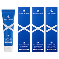 Scott Hamish 經典高爾夫防曬霜 SPF50+ PA++++, 3個, 40ml