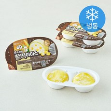 롯데웰푸드 찰떡아이스 옥수수 크림치즈 (냉동), 4개, 1개입, 90ml