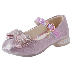CHAAKAN SHOES 女童Blanche蝴蝶結魔鬼氈瑪莉珍平底鞋