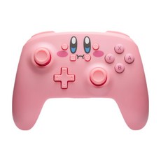 PowerA 任天堂官方授權 卡比造型無線遊戲手把 限量款，舒適握感，靈敏按鍵, NSGP0348-01, 1個