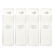 MUJI 無印良品 泡沫洗手乳 600ml, 4瓶