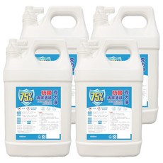 克力淨 75%抗菌清潔酒精, 4L, 4桶