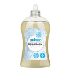 sodasan 蘇達桑 洗碗精 敏感肌, 有效清潔油漬髒汙, 500ml, 1瓶