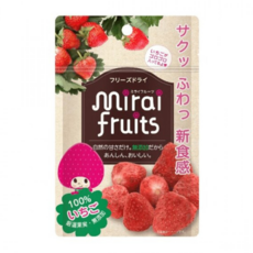 mirai fruits 未來果實水果乾, 草莓, 9個月以上, 10g, 1包