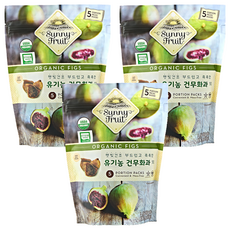 써니후르츠 유기농 건무화과 파우치 5p, 250g, 3개