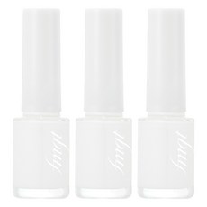 THE FACE SHOP 菲詩小舖 fmgt 風格指甲油, 3WH 白色經典, 3個