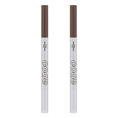 Code Glokolor MONO 自動眉筆, 2個, 灰棕色