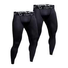 男款機能性運動內搭9分褲組 2入