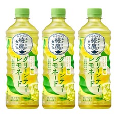 綾鷹 檸檬風味綠茶, 525ml, 3個